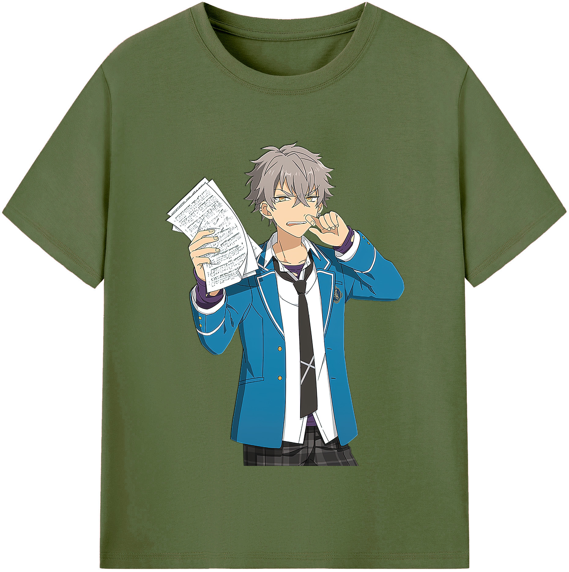 （画像用） あんさんぶるスターズ! Ensemble Stars 綿100％半袖Tシャツ（フロントプリント）